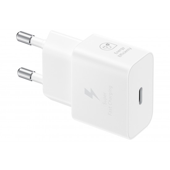 SAMSUNG QUICK CHARGER USB C 25W WITH DATA CABLE WHITE T2510XWE SAMSUNG QUICK CHARGER USB C 25W WITH DATA CABLE WHITE T2510XWE