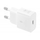 SAMSUNG QUICK CHARGER USB C 25W WITH DATA CABLE WHITE T2510XWE