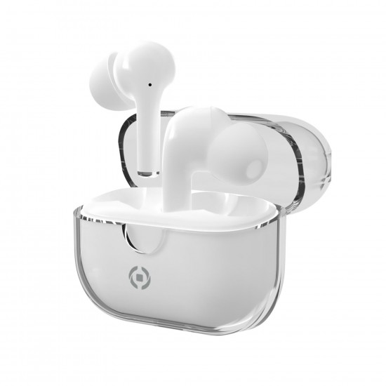 CELLY EARBUDS WIRELESS CLEARWH WHITE CELLY EARBUDS WIRELESS CLEARWH WHITE
