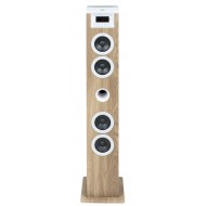 THOMSON SOUND TOWER 60W CD USB SD RADIO AUX MANDO WOOD/WHITE DS121CD