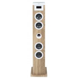 THOMSON SOUND TOWER 60W CD USB SD RADIO AUX MANDO WOOD/WHITE DS121CD