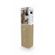 THOMSON SOUND TOWER 60W CD USB SD RADIO AUX MANDO WOOD/BLACK DS122CD