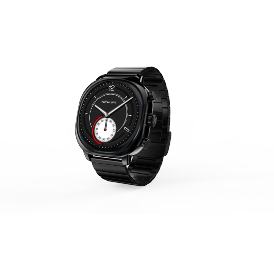 HIFUTURE AIX LUXURY SMARTWATCH STAINLESS STEEL BLACK AIX-BLACK