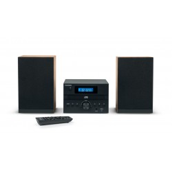 THOMSON MICRO SOUND SYSTEM BT RADIO FM/CD/MP3/USB BLACK WOOD FINISH MIC123BT