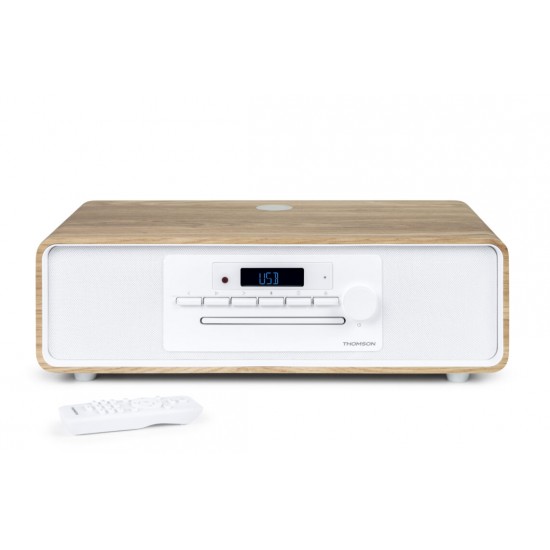 THOMSON MICRO SOUND SYSTEM BT RADIO FM/CD/MP3/USB 60W WHITE MIC301IBT THOMSON MICRO SOUND SYSTEM BT RADIO FM/CD/MP3/USB 60W WHITE MIC301IBT