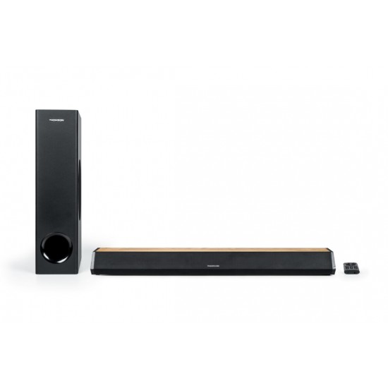 THOMSON SOUND BAR + SUB 2.1 BT 5.0 400W BLACK SB552BTS THOMSON SOUND BAR + SUB 2.1 BT 5.0 400W BLACK SB552BTS