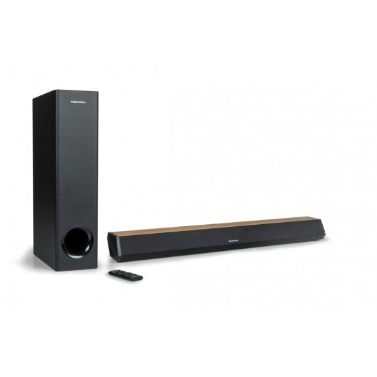 THOMSON SOUND BAR + SUB 2.1 BT 5.0 400W BLACK SB552BTS THOMSON SOUND BAR + SUB 2.1 BT 5.0 400W BLACK SB552BTS