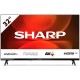 SHARP 32FH2EA TV 32" LED HD ANDROID TV 3xHDMI 2xUSB CHROMECAST WIFI BT FRAMELESS GOOGLE ASIST SHARP 32FH2EA TV 32" LED HD ANDROID TV 3xHDMI 2xUSB CHROMECAST WIFI BT FRAMELESS GOOGLE ASIST