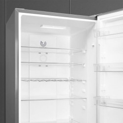 SMEG STAINLESS STEEL COMBI FRIDGE FREEZER 200CM RC20XDNE