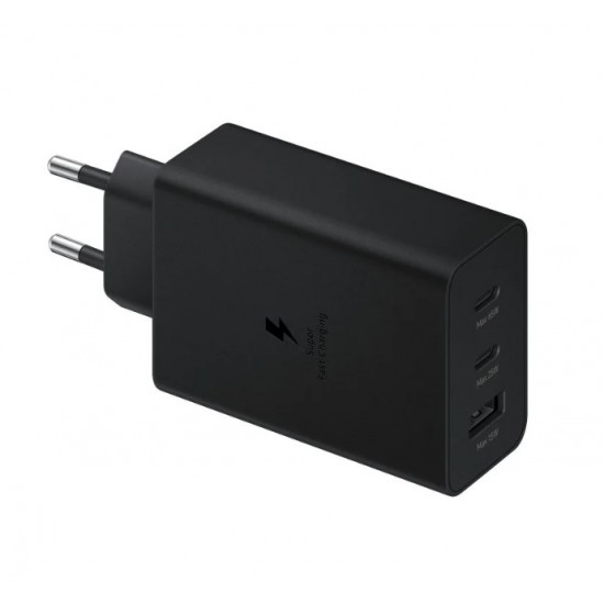 SAMSUNG TRIO CHARGER 65W EP-T6530NB BLACK SINGLE CHARGER SAMSUNG TRIO CHARGER 65W EP-T6530NB BLACK SINGLE CHARGER
