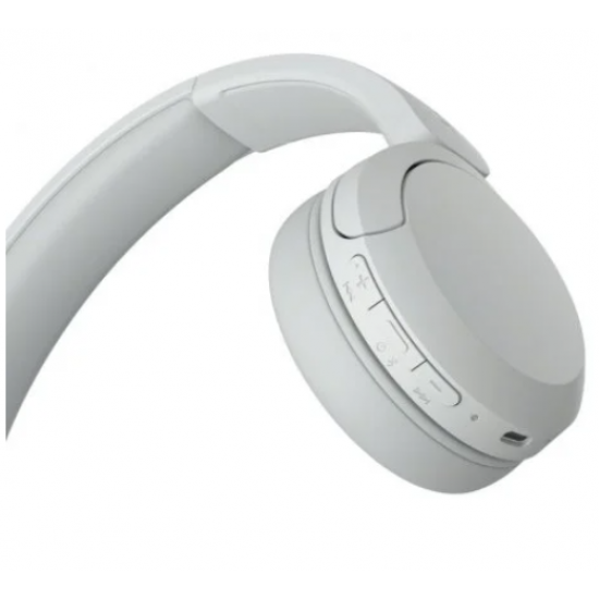 SONY WHCH520W HEADPHONES BT MIC 50H WHITE