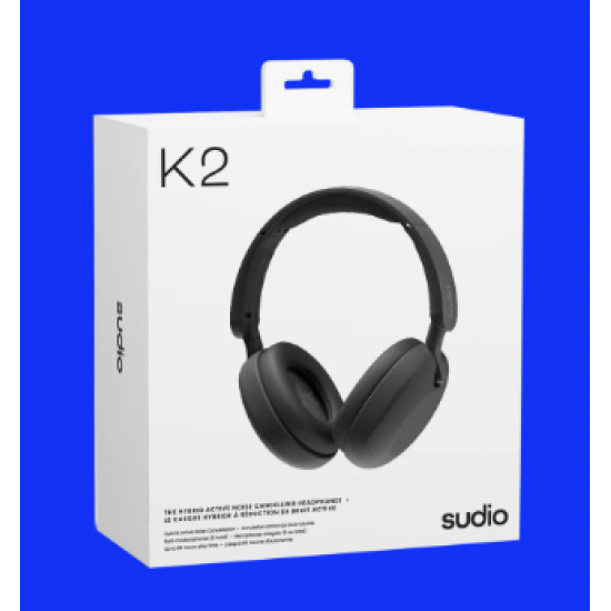 SUDIO K2 OVER-EAR HEADPHONES BLACK