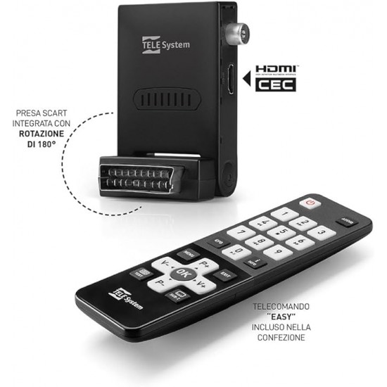 TELE SYSTEM DECODER TERRESTRAL DIGITAL  STEALTH/02