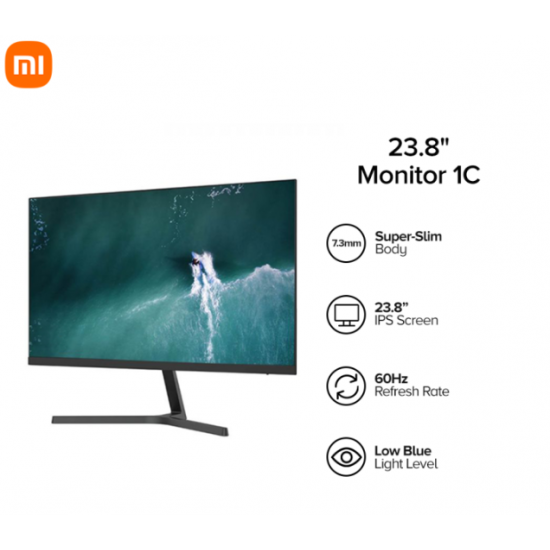 XIAOMI MI DESKTOP MONITOR 1C 23.8" LED FHD MATE 6MS 60Hz BLACK