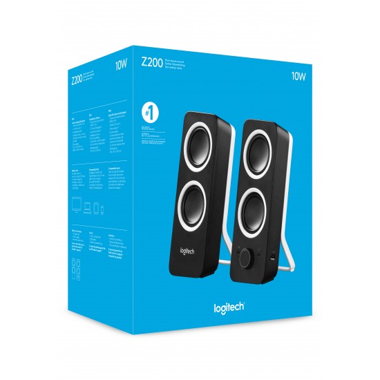 LOGITECH SPEAKERS Z200 BLACK LOGITECH SPEAKERS Z200 BLACK
