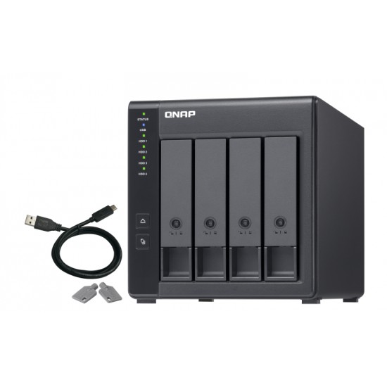 QNAP NAS DAS TR-004/ 4 BAYS 3.5"- 2.5"/ TOWER FORMAT QNAP NAS DAS TR-004/ 4 BAYS 3.5"- 2.5"/ TOWER FORMAT