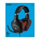 LOGITECH G332 GAMING HEADPHONES BLACK/RED LOGITECH G332 GAMING HEADPHONES BLACK/RED