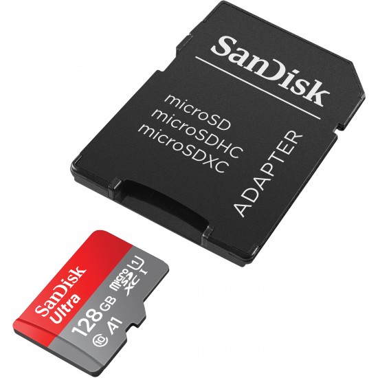 SANDISK ULTRA UHS-I CARD 128 GB MICROSDXC SDSQUA4-128G-GN6MA SANDISK ULTRA UHS-I CARD 128 GB MICROSDXC SDSQUA4-128G-GN6MA