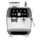 SMEG ESPRESSO MACHINE 50'STYLE WITH INTEGRATED GRINDER BLACK EGF03BLEU SMEG ESPRESSO MACHINE 50'STYLE WITH INTEGRATED GRINDER BLACK EGF03BLEU