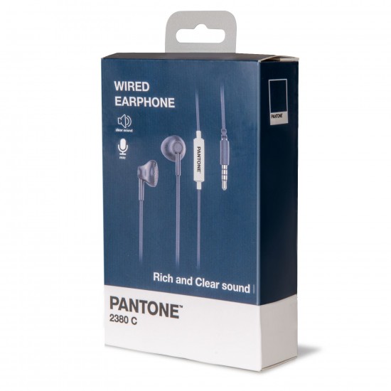 CELLY PANTONE CORDED HEADSET BLACK PT-WDE001N CELLY PANTONE CORDED HEADSET BLACK PT-WDE001N