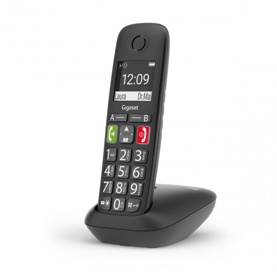 GIGASET WIRELESS LANDINE PHONE E290 BLACK (S30852-H2901-D201) GIGASET WIRELESS LANDINE PHONE E290 BLACK (S30852-H2901-D201)