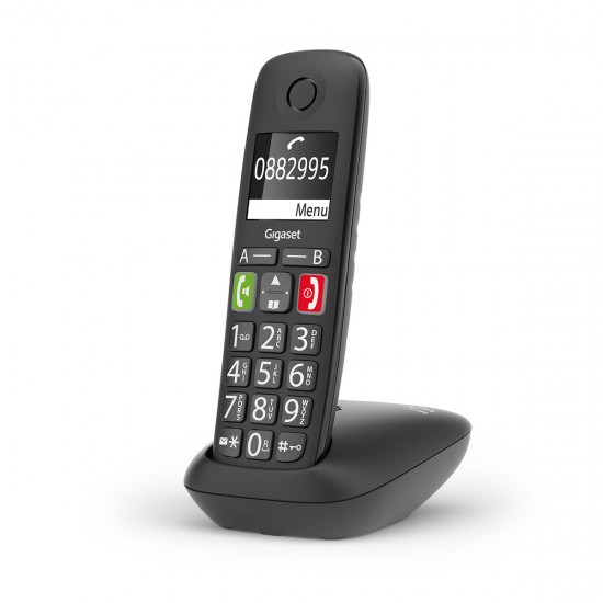 GIGASET WIRELESS LANDINE PHONE E290 BLACK (S30852-H2901-D201) GIGASET WIRELESS LANDINE PHONE E290 BLACK (S30852-H2901-D201)