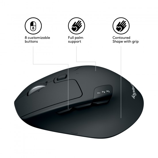 LOGITECH MOUSE M720 TRIATHLON BLACK (910-004791) LOGITECH MOUSE M720 TRIATHLON BLACK (910-004791)