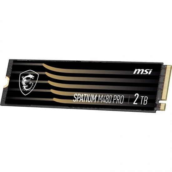 MSI SPATIUM M480 PRO 2TB SSD PCIE 4.0 NVME 3D NAND S78-440Q600-P83 MSI SPATIUM M480 PRO 2TB SSD PCIE 4.0 NVME 3D NAND S78-440Q600-P83