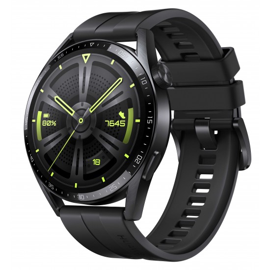 HUAWEI WATCH GT 3 46MM ACTIVE MODELLO JPT-B19 BLACK STAINLESS CASE HUAWEI WATCH GT 3 46MM ACTIVE MODELLO JPT-B19 BLACK STAINLESS CASE