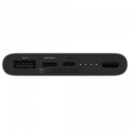 XIAOMI 10000mAH MI 18W FAST CHARGE POWER BANK 3 BLACK