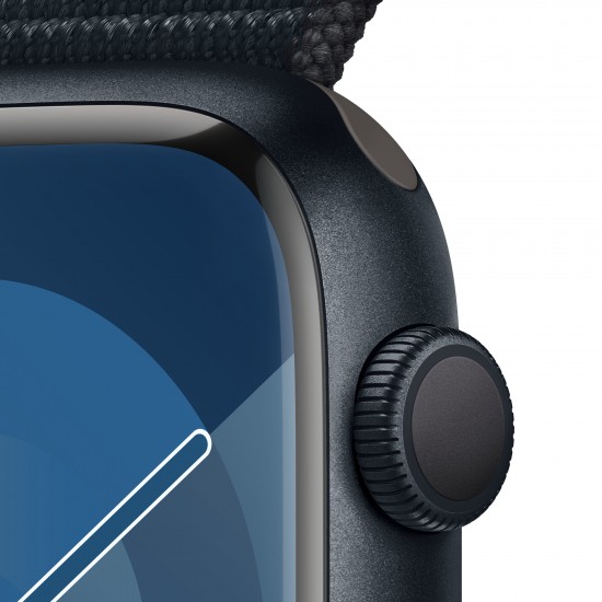 APPLE WATCH SERIES 9 45MM MIDNIGHT ALUMINIUM CASE WIT MIDNIGHT SPORT LOOP MR9C3QL/A