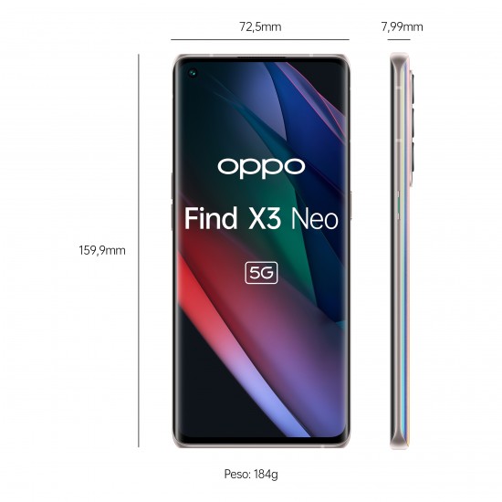OPPO FIND X3 NEO 12+256GB DS 5G GALACTIC SILVER OEM OPPO FIND X3 NEO 12+256GB DS 5G GALACTIC SILVER OEM