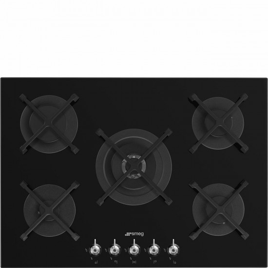 SMEG 5 BURNER GAS HOB 72CM CLASSIC PV375N SMEG 5 BURNER GAS HOB 72CM CLASSIC PV375N