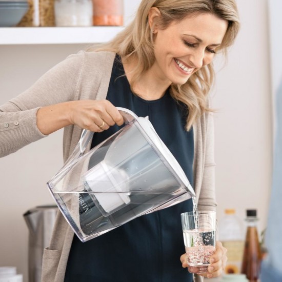 BRITA MARELLA WHITE JUG 2 FILTERS 2,4L  MAXTRA PRO