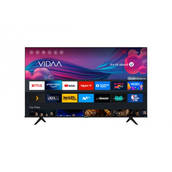 HISENSE TV 55" 55A6BG UHD STV WIFI HDR10+ S/M HISENSE TV 55" 55A6BG UHD STV WIFI HDR10+ S/M