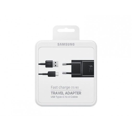 SAMSUNG CARGADOR EP-TA20EBECGWW TRAVEL ADAPTER FAST CHARGE 15W BLACK SAMSUNG CARGADOR EP-TA20EBECGWW TRAVEL ADAPTER FAST CHARGE 15W BLACK