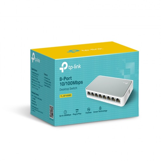 TP-LINK SWITCH 8 PORT 10/100 TL-SF1008D TP-LINK SWITCH 8 PORT 10/100 TL-SF1008D