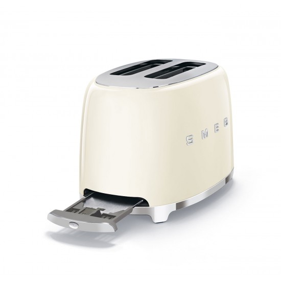 SMEG TOASTER 2X2 50´STYLE CREAM TSF01CREU SMEG TOASTER 2X2 50´STYLE CREAM TSF01CREU