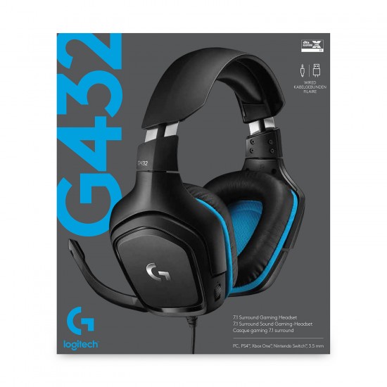 LOGITECH G432 GAMING HEADPHONES LOGITECH G432 GAMING HEADPHONES