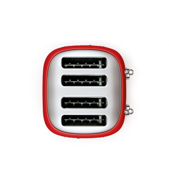 SMEG TOASTER 4x4 50´STYLE RED TSF03RDEU SMEG TOASTER 4x4 50´STYLE RED TSF03RDEU