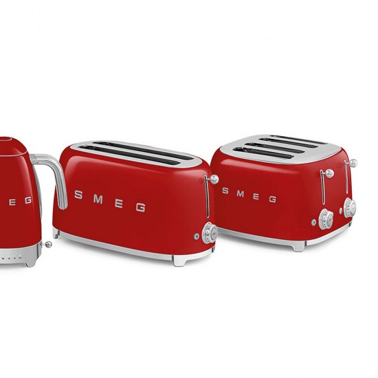 SMEG TOASTER 4x4 50´STYLE RED TSF03RDEU SMEG TOASTER 4x4 50´STYLE RED TSF03RDEU