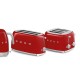 SMEG TOASTER 4x4 50´STYLE RED TSF03RDEU SMEG TOASTER 4x4 50´STYLE RED TSF03RDEU