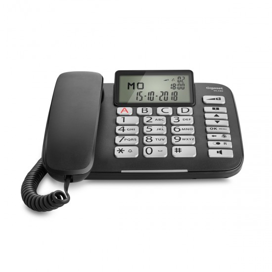 GIGASET LANDLINE DL580 BLACK ( S30350-S216-R101 )