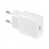 SAMSUNG POWER WALL CHARGER 15W USB-C WHITE EP-T1510NWEGEU