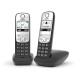 GIGASET WIRELESS PHONE AS690 DUO BLACK L36852-H2810-D201 GIGASET WIRELESS PHONE AS690 DUO BLACK L36852-H2810-D201
