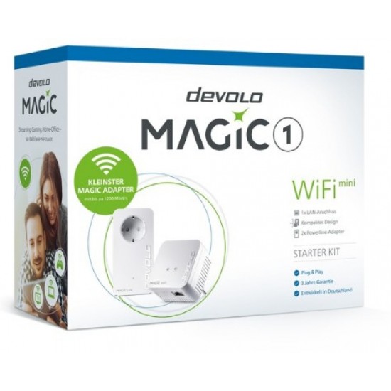 DEVOLO MAGIC 1 WIFI MINI STARTER KIT 1200 MBIT/S DEVOLO MAGIC 1 WIFI MINI STARTER KIT 1200 MBIT/S