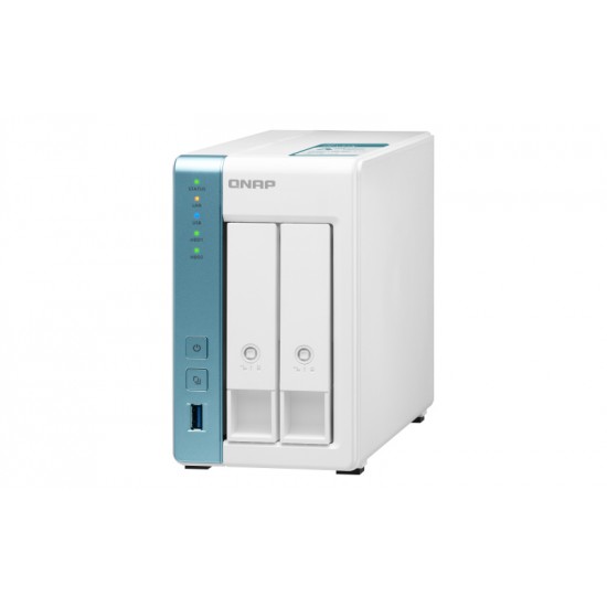 QNAP NAS TS-231K/ 2 BAYS 3.5"- 2.5"/ 1GB DDR3/ TOWER FORMAT QNAP NAS TS-231K/ 2 BAYS 3.5"- 2.5"/ 1GB DDR3/ TOWER FORMAT