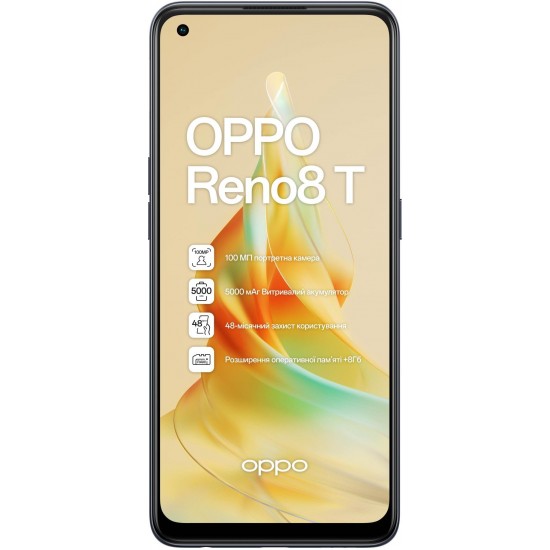 OPPO RENO 8T 8+128GB DS 4G MIDNIGHT BLACK OEM OPPO RENO 8T 8+128GB DS 4G MIDNIGHT BLACK OEM
