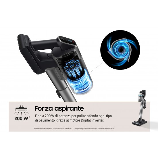 SAMSUNG VACUUM JET 90 SERIES VS20R9042T2 550W INOX AQUA CHROMETAL SAMSUNG VACUUM JET 90 SERIES VS20R9042T2 550W INOX AQUA CHROMETAL