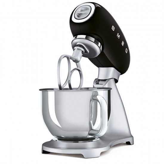 SMEG KITCHEN ROBOT 50´STYLE BLACK SMF02BLEU